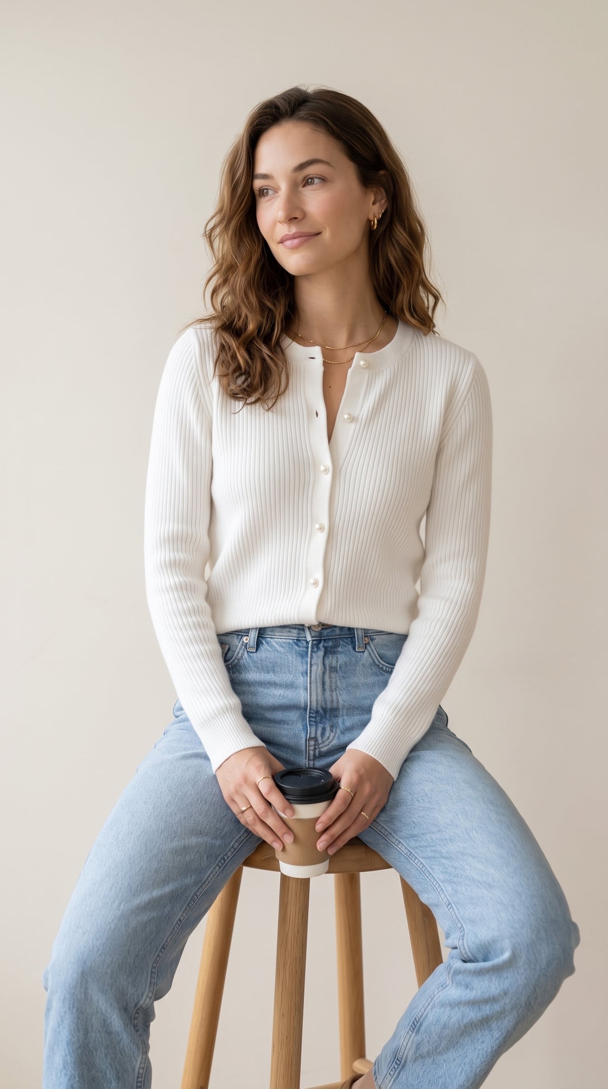 French Style Knitted Cardigan