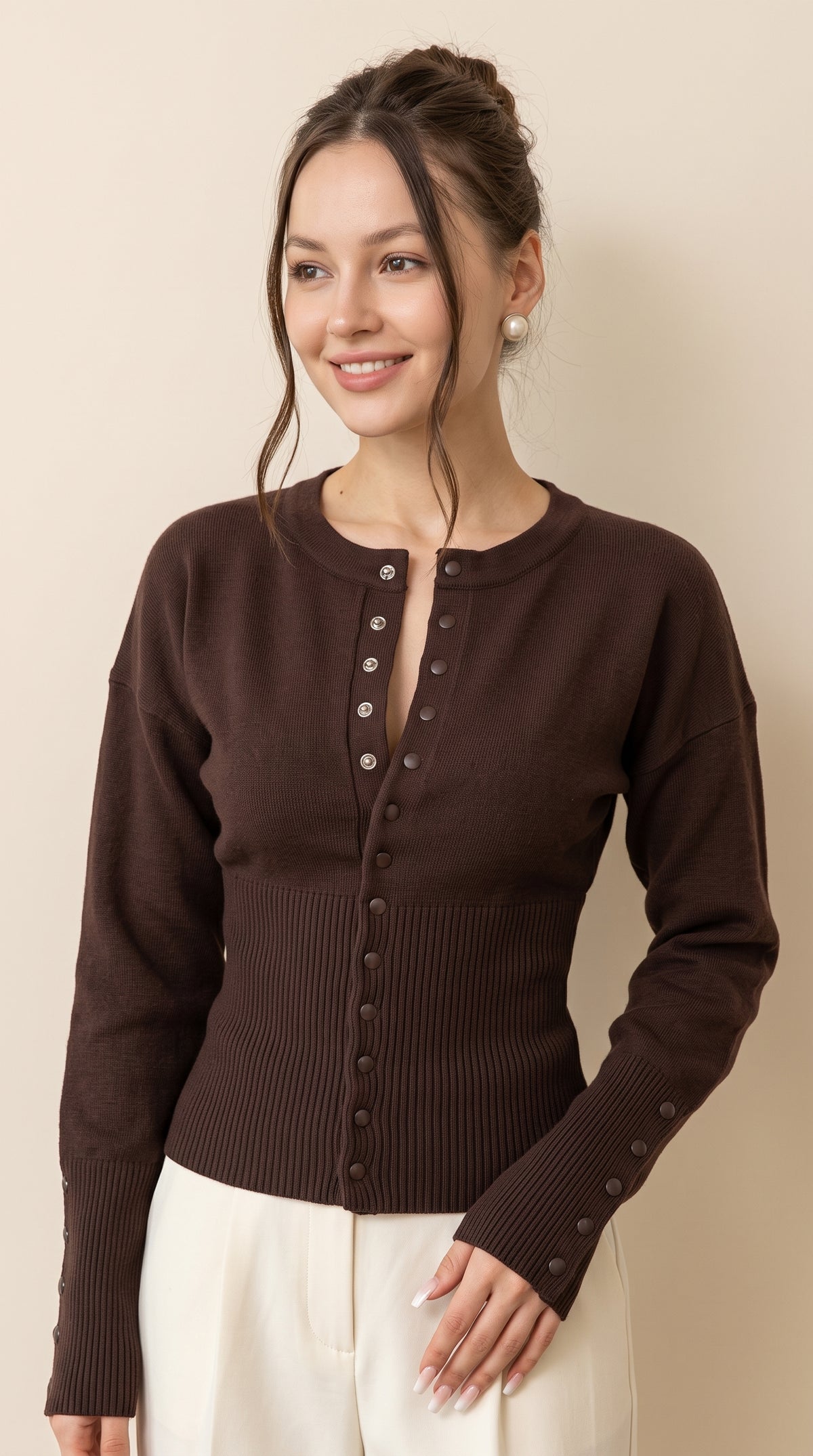 French Style Knitted Cardigan